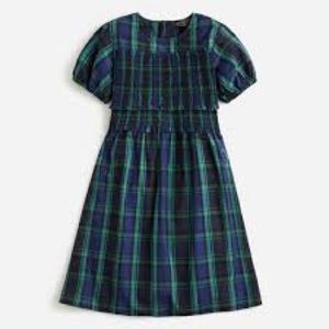 Crewcuts Plaid Dress - Blue and Green